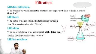 Thumbnail: FSc-I-Chemistry | Filtration | Gooch crucible | Sintered glass crucible | past paper questions |