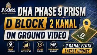 Thumbnail: 📈 DHA Lahore Phase 9 Prism D Block 2 Kanal Plots | Latest Update After Budget 2026-27