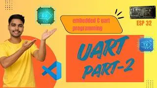 Thumbnail: ESP32 UART Embedded C Programming in Telugu |  Serial Communication | VS Code |   TTL  | Docklite