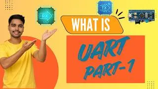 Thumbnail: What is UART? Full UART Protocol Explained with Data Frames | Embedded Systems Tutorial |TELUGU
