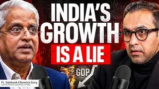 Thumbnail: Fake GDP EXPOSED, Jobless Growth, Rupee Fall & Investor Flight Ft. SC Garg (Ex-Finance Secretary)