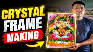 Thumbnail: 🔥 Crystal Photo Frame Making Process | Viral Frame Art 2026