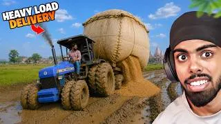 Thumbnail: DELIVERING HEAVY LOAD IN MY INDIAN VILLAGE...