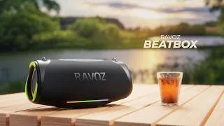 Thumbnail: Ravoz BeatBox | 120W Portable Bluetooth Speaker with Deep Bass, RGB Lights & IPX7 Waterproof