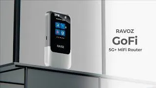 Thumbnail: Work, stream, and connect on the go - Ravoz GoFi 5G+ Portable MiFi Router