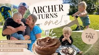 Thumbnail: ARCHER TURNS ONE! 🥹🤍 | His First Birthday Party + Celebrating Our First Year of Parenthood