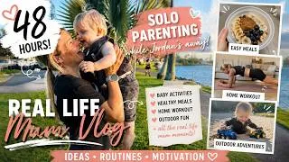 Thumbnail: Solo Parenting for 48 Hours | Mum Vlog, Baby Activities & Staying Healthy