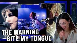 Thumbnail: Cheeky and Aggressive! | The Warning - Bite My Tongue | Singer Reacts |