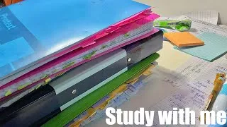 Thumbnail: STUDY WITH ME 3.5hrs | Background noise,no music,no break | ASMR | real time｜motivation