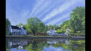 Thumbnail: Carshalton Ponds Oil Painting Time-Lapse | Sunny Day Landscape with Honeywood & The Greyhound Pub