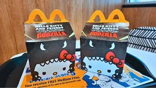 Thumbnail: Going to McDonald's for the Godzilla X Hello Kitty Happy Meal Toys!