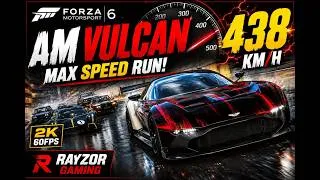 Thumbnail: AM Vulcan Hits 438 KM/H! 😱 | Forza Horizon 6 | 2K 60FPS Gameplay | Rayzor Gaming