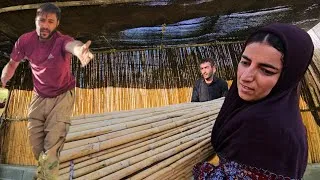 Thumbnail: Building a New Home Together 🏕️ | Salahadin, Fatemeh & Shoaban Raise the Nomadic Tent 🌿