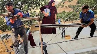 Thumbnail: Building a New Beginning | Salahadin Installs Scaffolding as the Family Keeps Moving Forward 🏗️🏡