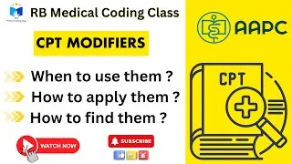 Thumbnail: CPT Modifiers Explained | How to Use Them Correctly in CPC Exam