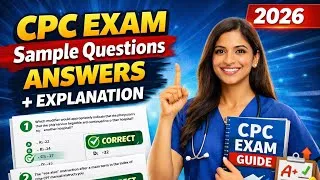Thumbnail: CPC Exam Sample Questions with Answers & Explanation | 2026 Practice