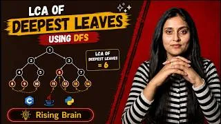Thumbnail: Lowest Common Ancestor of Deepest Leaves | Binary Tree DFS | Java Python C++