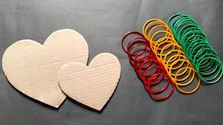 Thumbnail: Unique Wall Hanging Craft Idea Using Waste Bangles and Cardboard | Home Decoration Ideas | Bangles 