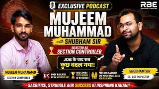 Thumbnail: करिगर का बेटा बना RRB Section Controller 🏆 | Mujeem Muhammad Success Story | Shubham Sir