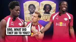 Thumbnail: Raum can't get over Castello's Pace rating! 💀 | EA FC 27 Ratings with Caste & Baka
