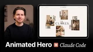 Thumbnail: Build an Animated Website Hero with AI - Claude Code