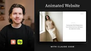 Thumbnail: Design a Fully Animated Website with AI — Claude Code