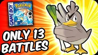 Thumbnail: Can Farfetch'd beat Pokemon Red/Blue with only 13 battles?