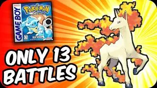 Thumbnail: Can Rapidash beat Pokemon Red/Blue with only 13 battles?