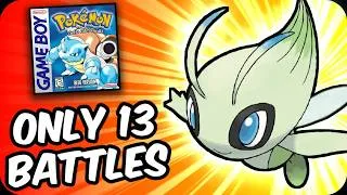 Thumbnail: Can Celebi beat Pokemon Red/Blue with only 13 battles?