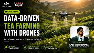 Thumbnail: WEBINAR | Data-Driven Tea Farming with Drones | Precision Agriculture