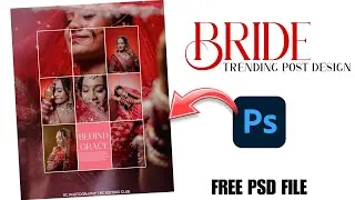 Thumbnail: Wedding Bride Photo Editing In Photoshop 🤩 || Trending Bride Photo editing Photoshop  😍