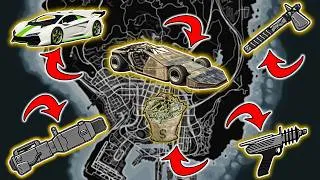 Thumbnail: GTA 5 - All New 2026 Secret Money, Rare Cars & Weapon Locations! (Story mode)