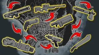 Thumbnail: GTA 5 - All Secret and Rare Weapon Locations! (Widowmaker, Rail Gun, Sniper Rifle & more)