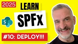Thumbnail: Build and Deploy to the App or Site Catalog | #spfx for Beginners 2025 (Episode 10)