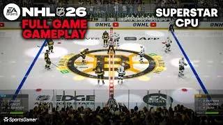 Thumbnail: NHL 26 RAW 4K Gameplay Pt5: Mammoths vs Bruins | Play Now vs Superstar CPU