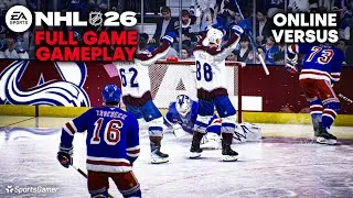 Thumbnail: NHL 26: RAW 4K Gameplay Pt2: Avalanche vs Rangers |  Nuge vs KenuFHR (Game 1)