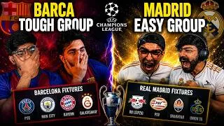 Thumbnail: Crying BARCA Fans and Happy MADRID Fans Reaction to UCL Draw !!