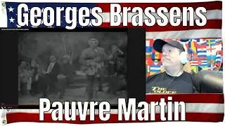 Thumbnail: Georges Brassens Pauvre Martin English Subtitles - REACTION