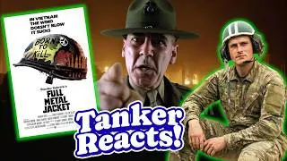 Thumbnail: Army Veteran Reacts to FULL METAL JACKET - Are Drill Sergeants Really That INTENSE??? (yes btw)
