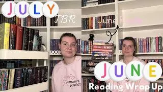 Thumbnail: June reading wrap up and July TBR 📚📖✨