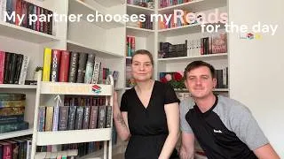Thumbnail: My partner chooses my reads for a day *SUNDAY EDITION* READING VLOG 📖📚✨