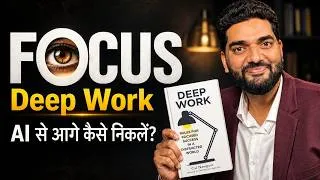 Thumbnail: AI के जमाने में Deep Work ही आपकी असली Superpower है | Deep Work by Cal Newport
