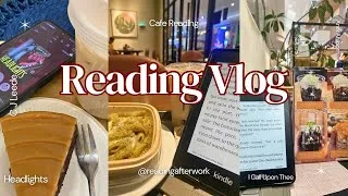 Thumbnail: Weekly Reading Vlog | Finished Two Books, Office Days, Reading in Cafes, Journal/Art Hauls