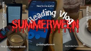 Thumbnail: Reading Vlog | All The Books I Read for @gabbyreads Summerween Reading Marathon