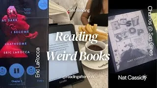 Thumbnail: Reading Vlog | Read Two Weird Books, Churros Crave, Cafe Visits and Rainy Days