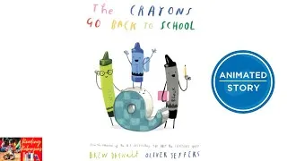 Thumbnail: The Crayons Go Back to School | An Animated Fun First Day of School Read Aloud for Kids