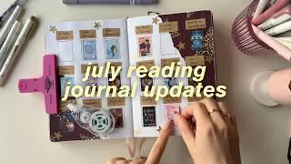 Thumbnail: late july reading updates 🧺 journal with me!