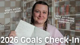 Thumbnail: how am i doing on my 2026 bookish goals? || quarter 2 check-in
