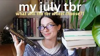 Thumbnail: tbr wheel picks my MOST ANTICIPATED book of the year ⭐️ | my july tbr (fantasy + romance books)