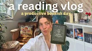 Thumbnail: a productive bookish day in my life ⭐️ | reading, editing, cleaning & bookmail (ARCs + audiobooks)
